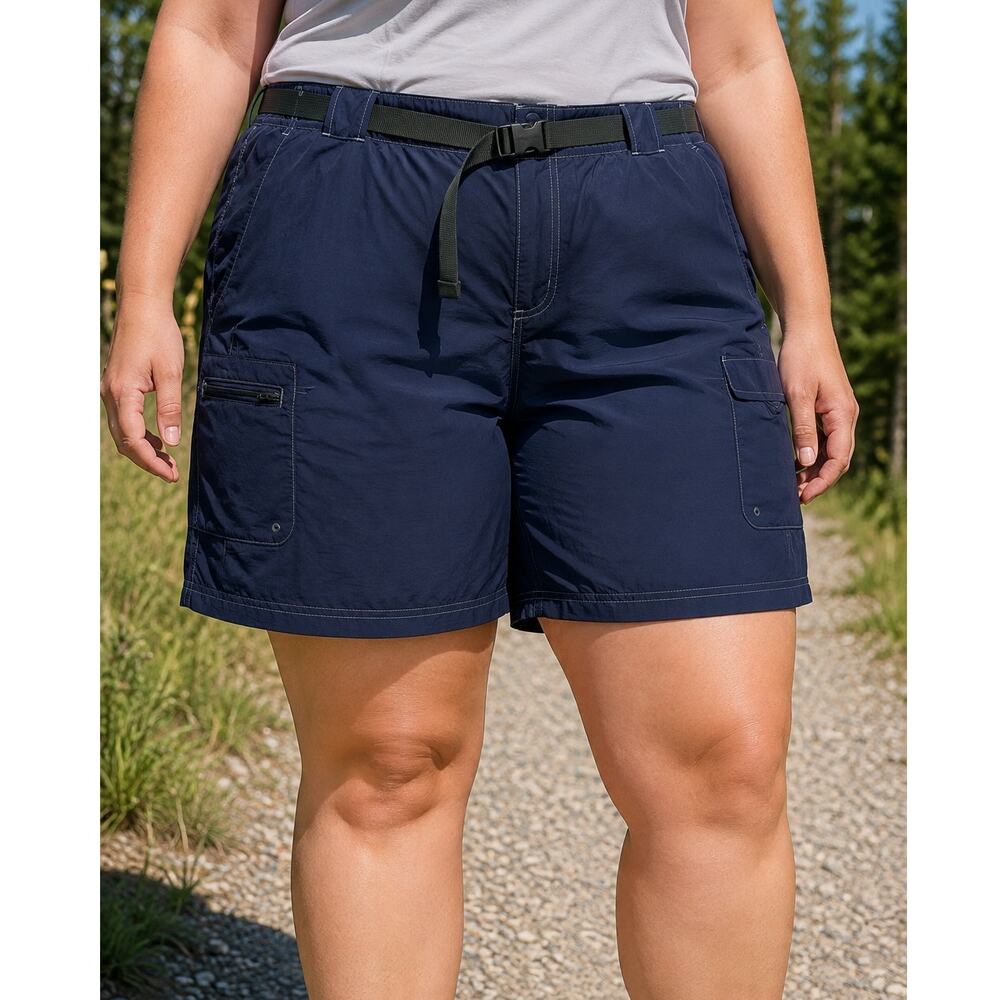 Columbia Sandy River Cargo Shorts Women’s 3X Inseam 6” Navy NWT
